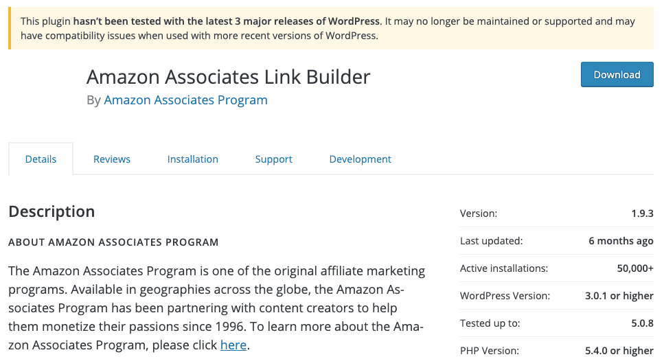 Amazon Associates Link Builder