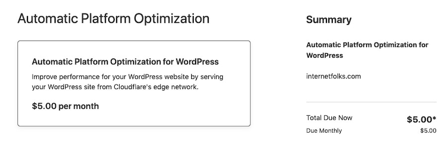 automatic platform optimization for wordpress payment