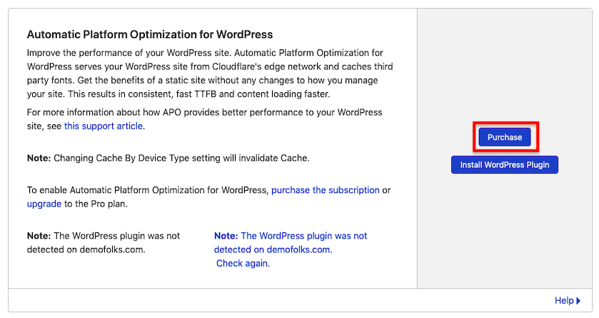 automatic platform optimization for wordpress
