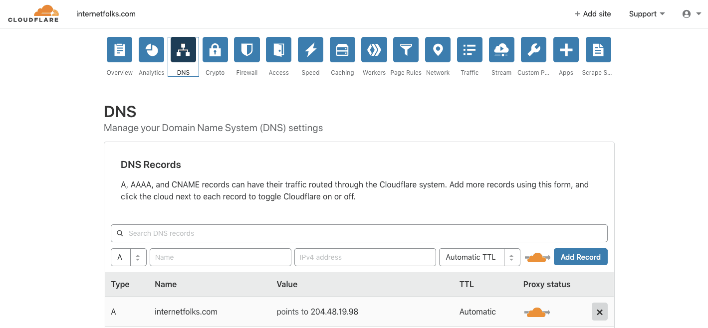 Cloudflare Dns Settings