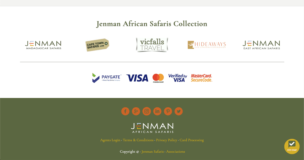 Jenman Safaris Generatepress Premium Example2 