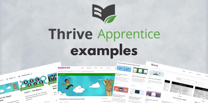 thrive apprentice examples