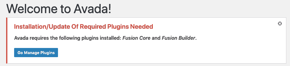 Avada Required Plugins