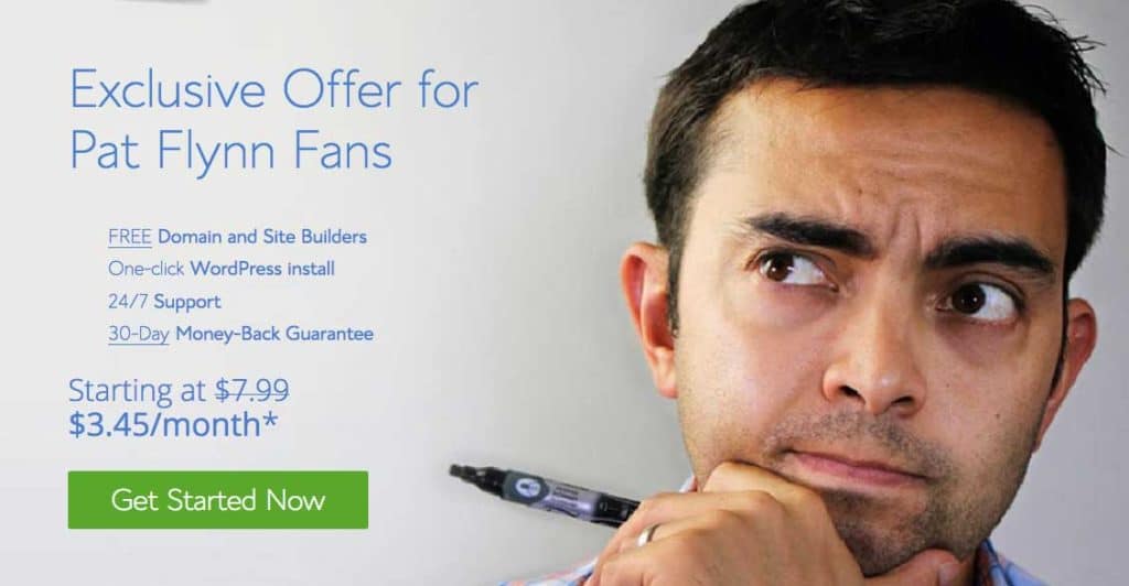 bluehost-patflynn-offer