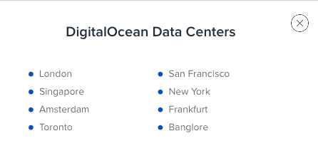Cloudways Digitalocean Data Centers