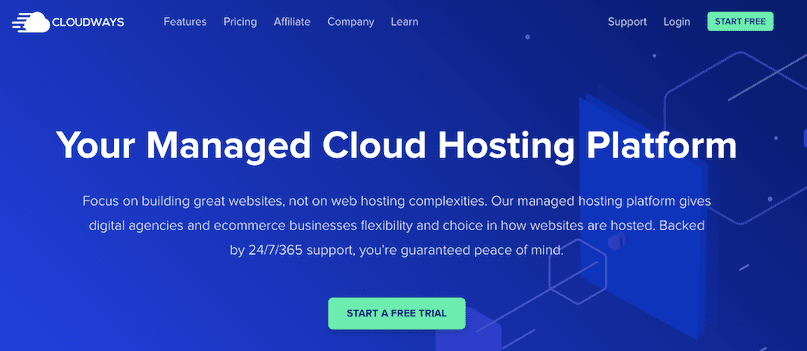 Cloudways Homepage