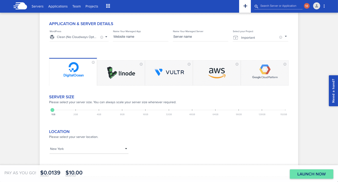 Cloudways Server Setup