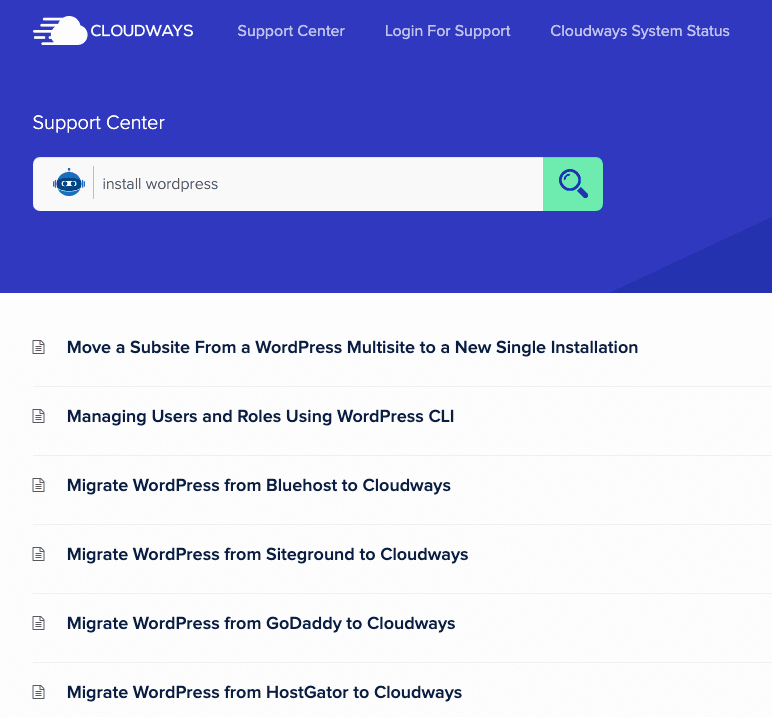 Cloudways Support Centre