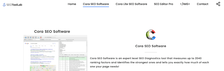 Cora Seo Software