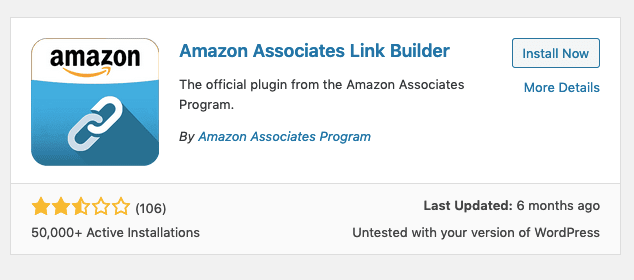 Install Amazon Associates Link Builder Plugin