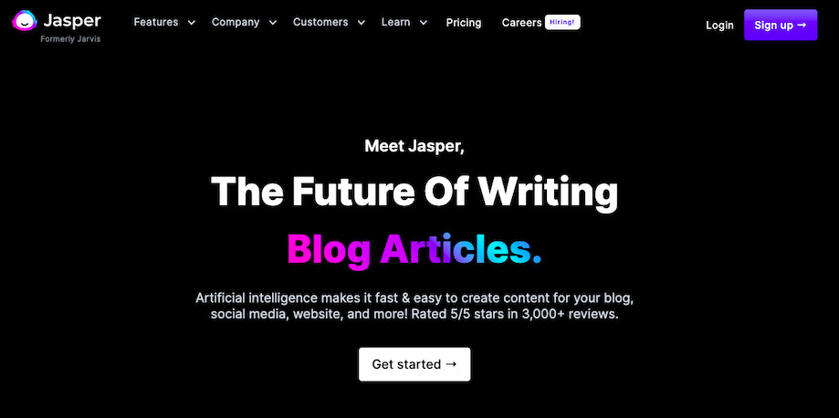 jasper homepage