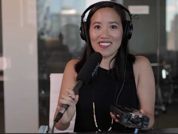 Nicole Wong Podcast Microphone