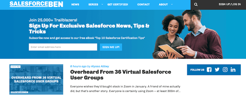 Salesforce Ben Memberpress