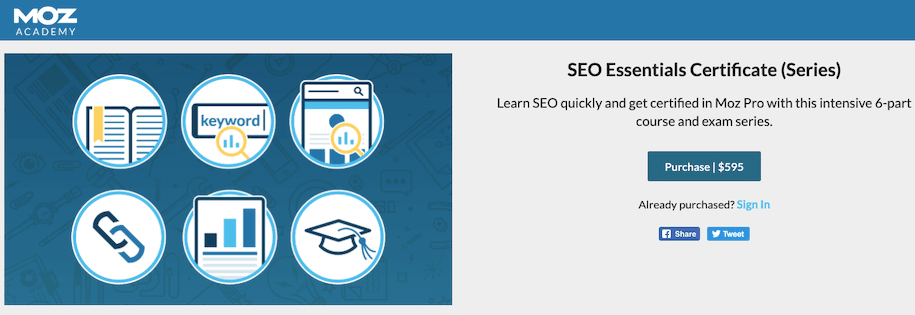 Seo Certification Moz