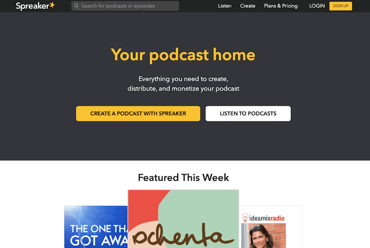 Spreaker Podcast Hosting