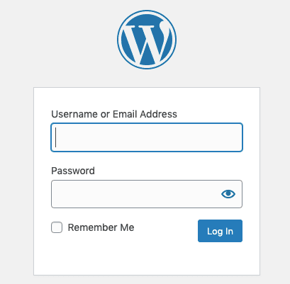 Wordpress Login