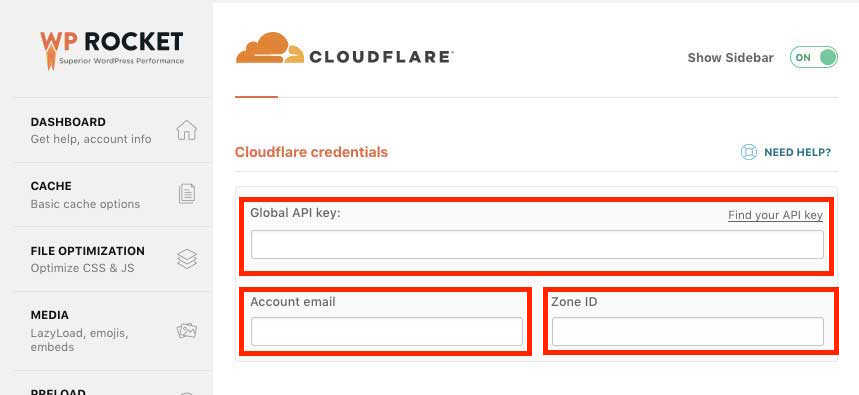 wp-rocket-cloudflare-settings